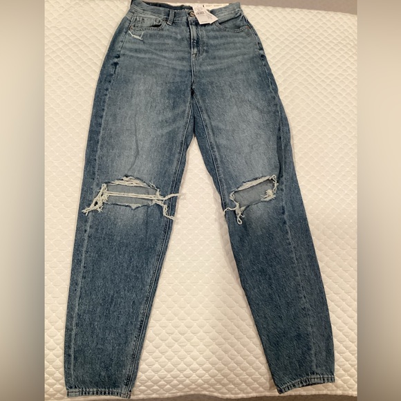 American Eagle Relaxed Mom Jeans 0 X-Long - Picture 7 of 11